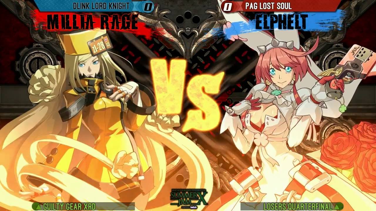 Guilty Gear Xrd Tournament: Summer Jam X Winners Final - Lord Knight (Millia) v Lost Soul (Elphelt)