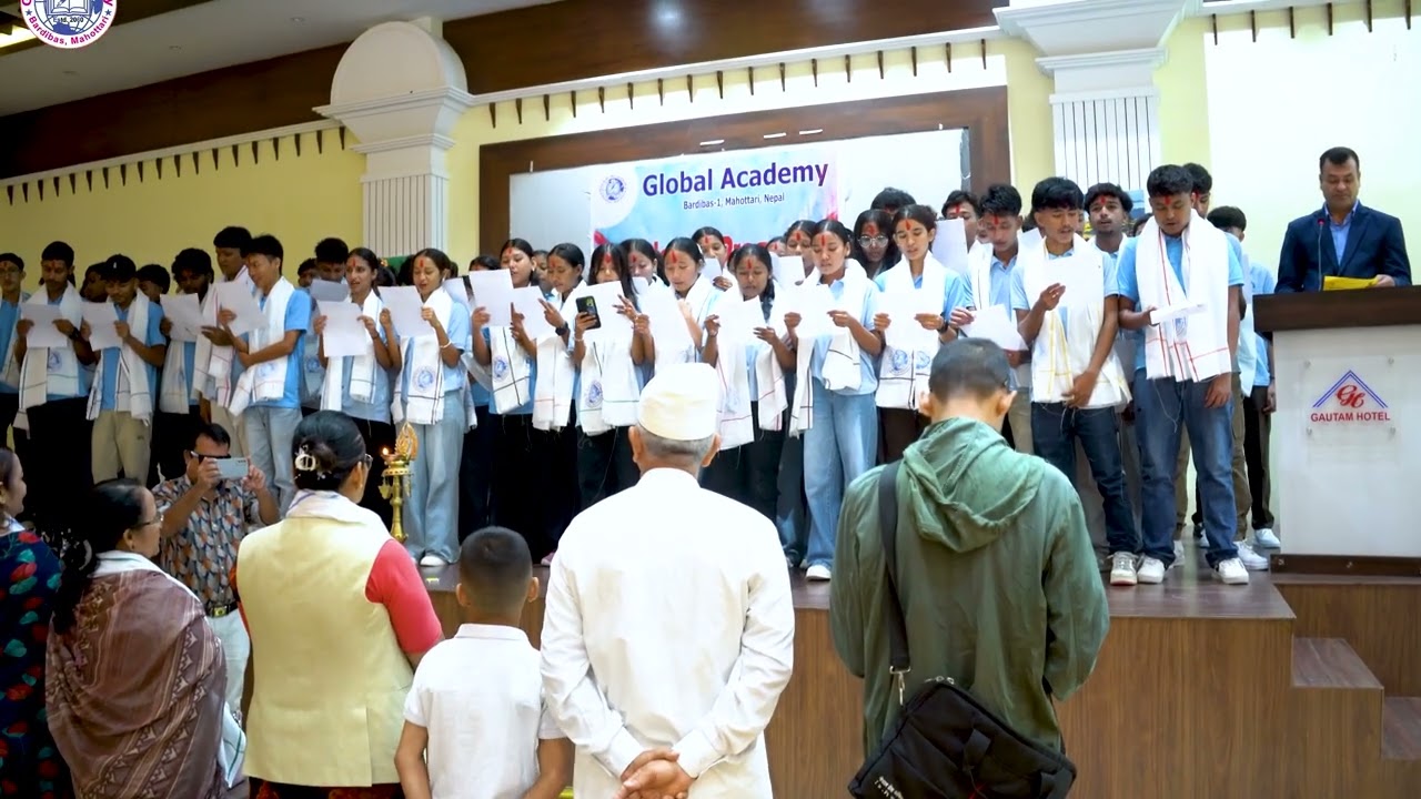 Oath-Taking Ceremony of New Students of grade 11 2082
