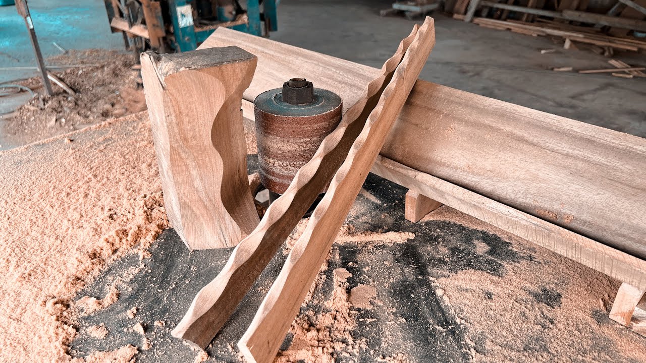 Я создал очень ровные волны на изогнутой и прямой древесине | Деревообрабатывающая мудрость