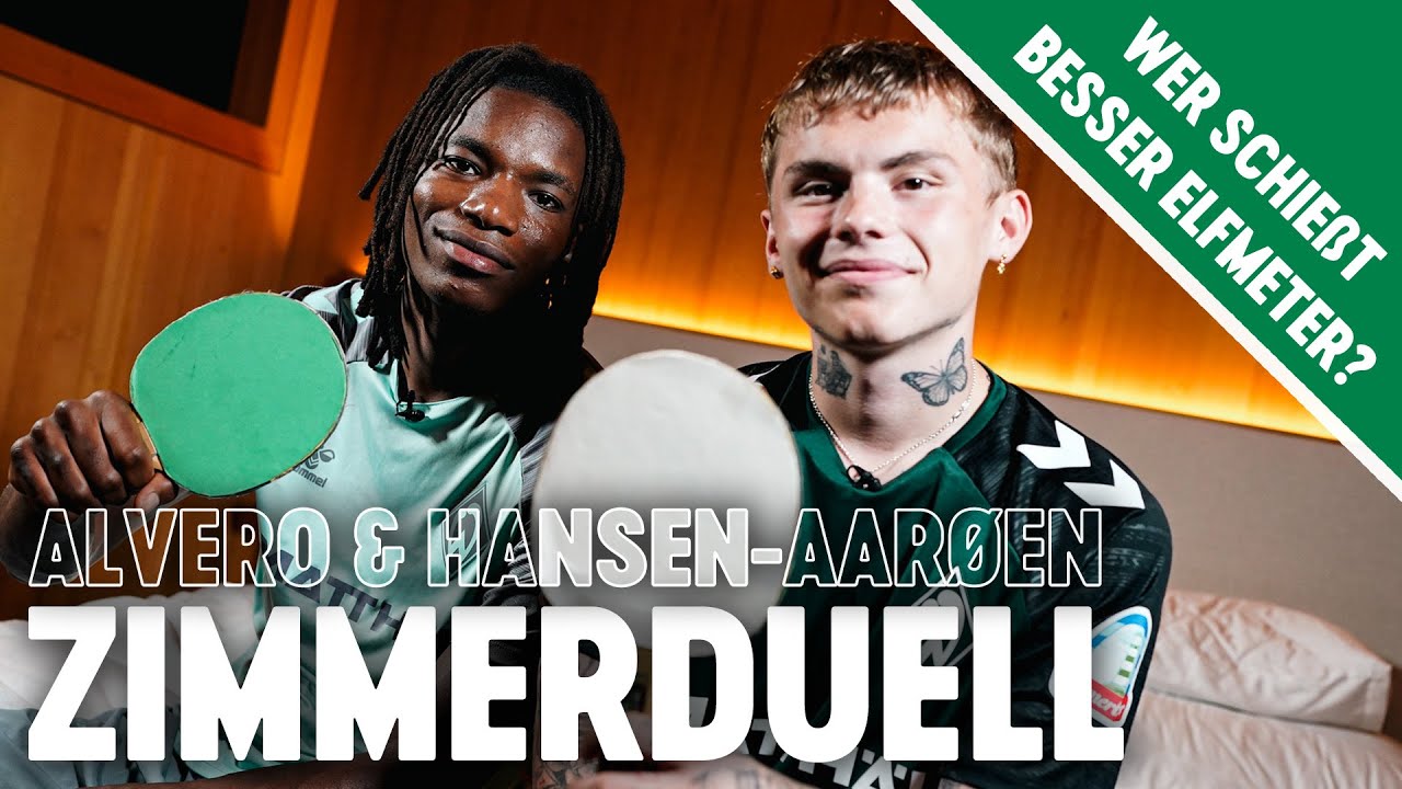 ZIMMERDUELL: Skelly Alvero & Isak Hansen-Aarøen | SV WERDER BREMEN