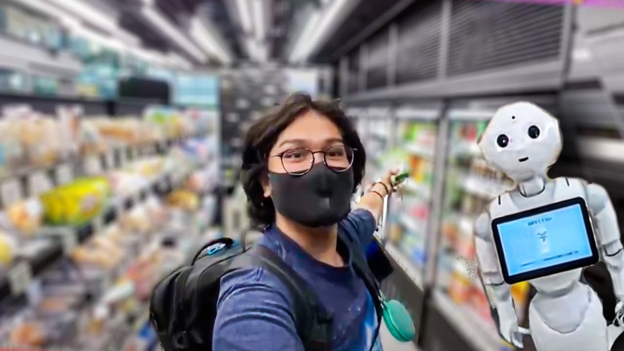 MERCADINHO NO JAPÃO COM ROBÔS! (sem atendentes)