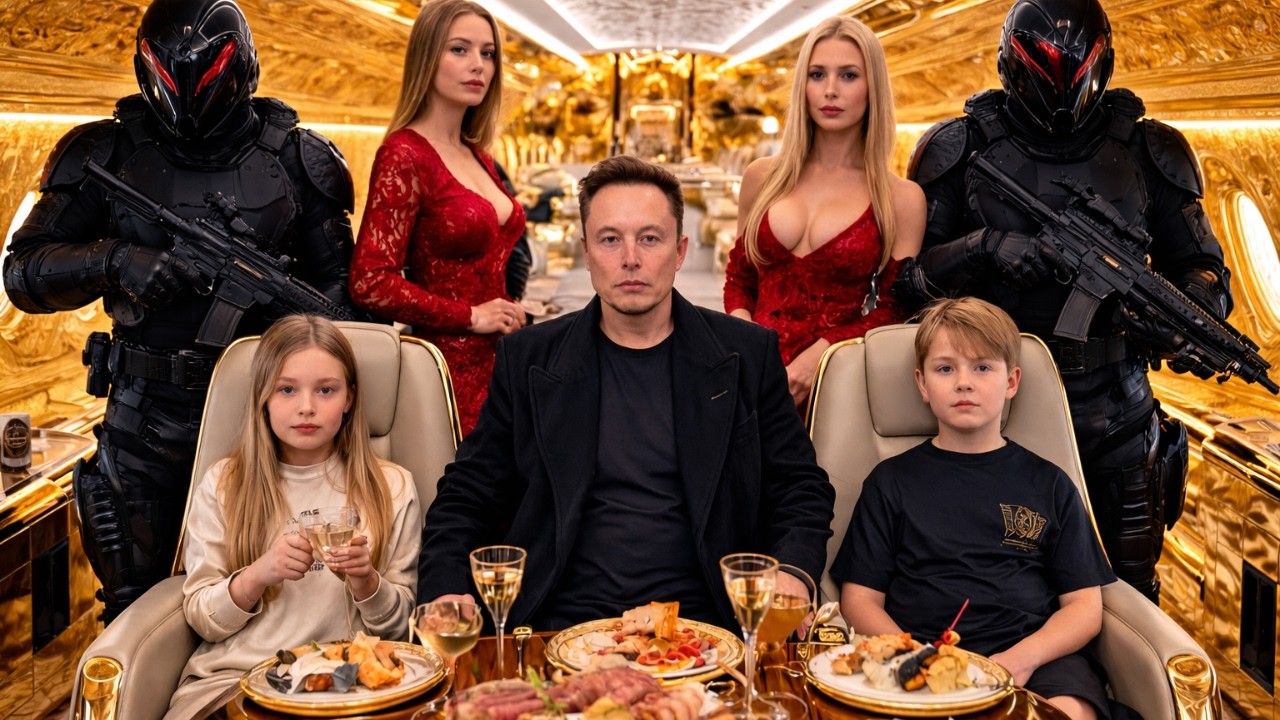 How Elon Musks Family Secretly Travels #elonmusk   #billionairelifestyle   #privatejet