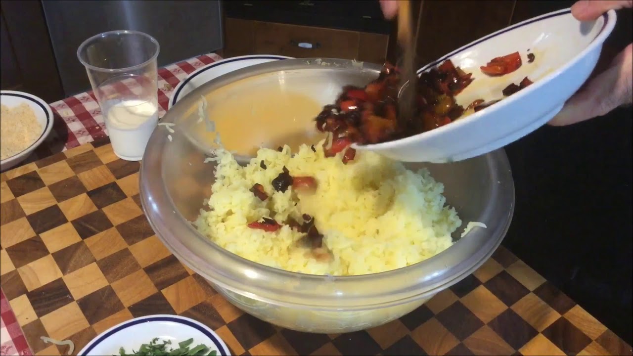 Gattò di patate e peperoni