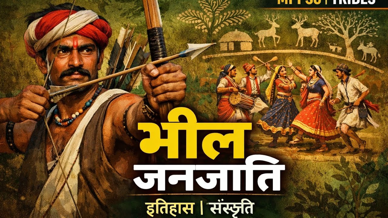भील जनजाति।  Unit 10 l 🔥 Mppsc prelims 🎯 26april 2026