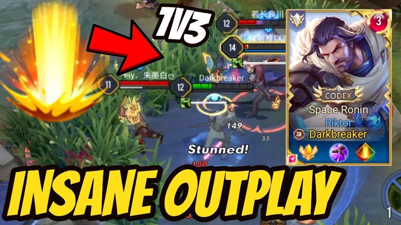TOP 1 RIKTOR PRO OUTPLAY 1VS3  | AoV | 傳說對決 | RoV | Liên Quân Mobile