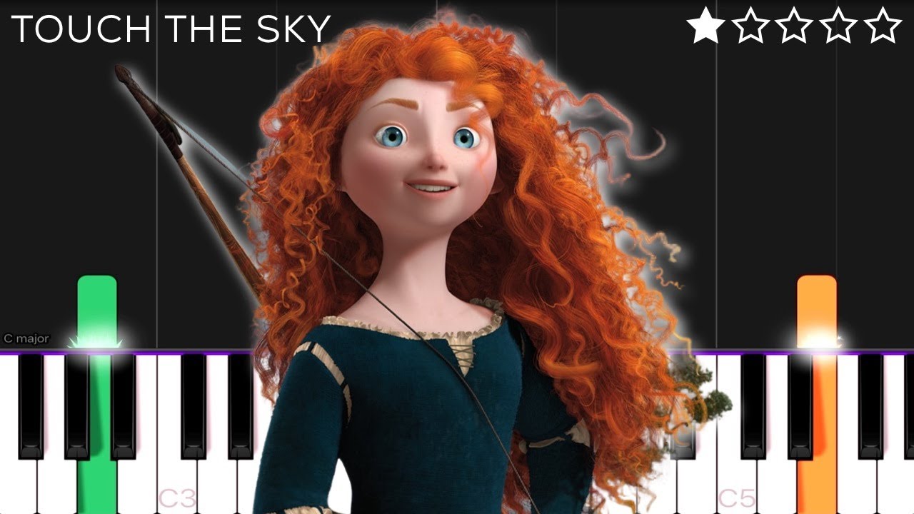 Touch The Sky from ('Brave') | EASY Piano Tutorial