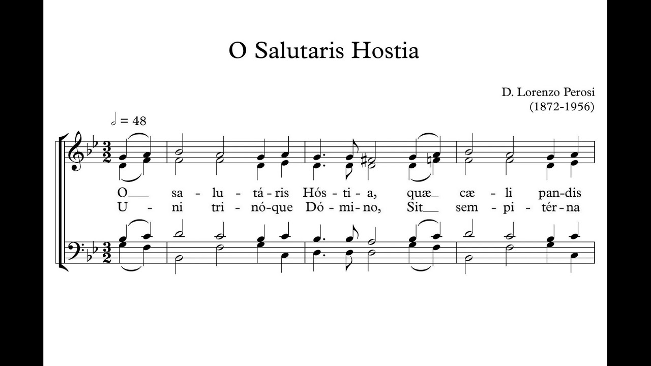 Perosi, Lorenzo (1872 - 1956) O Salutaris Hostia