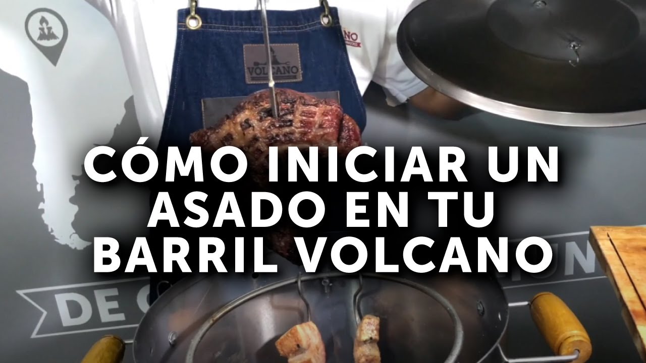 Cómo iniciar un asado en tu barril Volcano