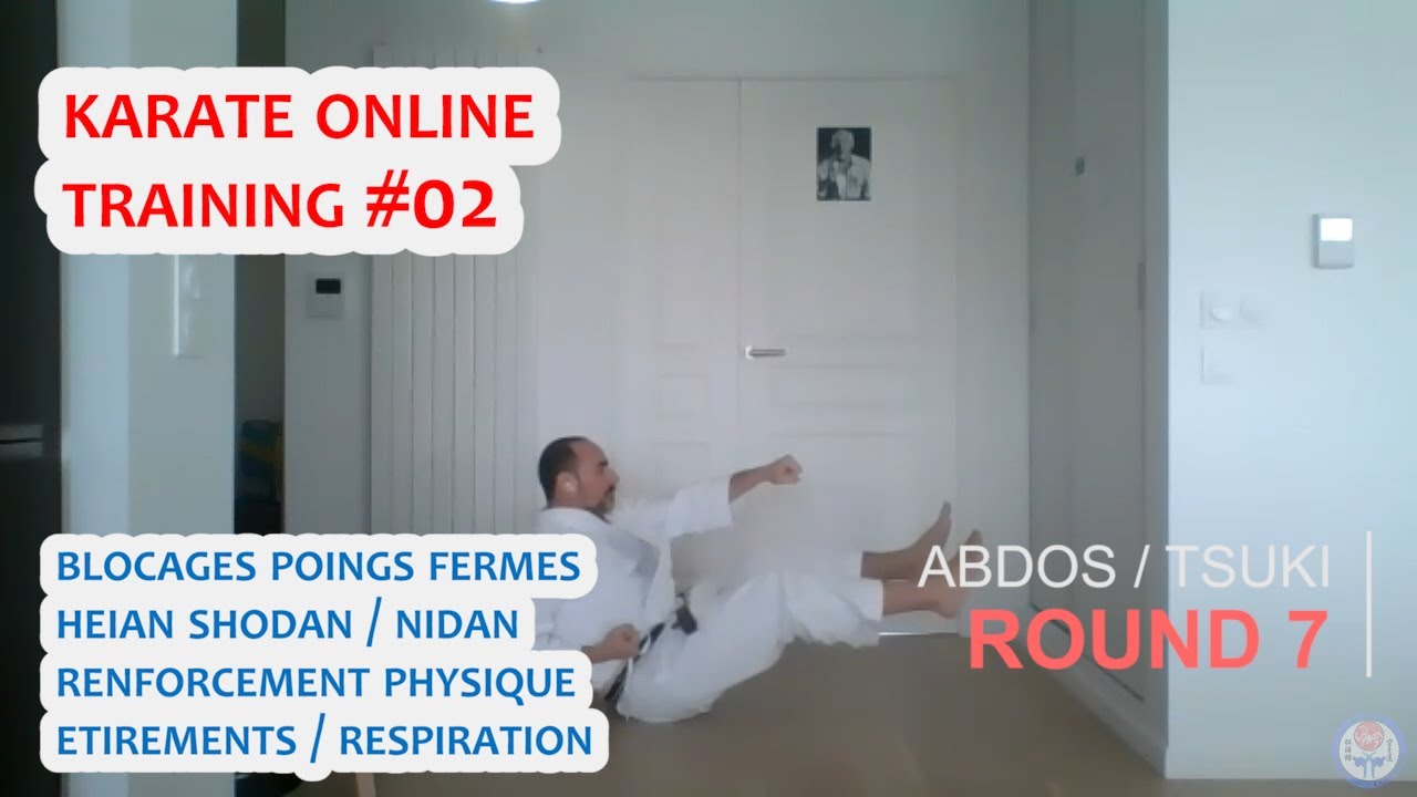 KIHON - 9 BLOCAGES POINGS FERMES - HEIAN SHODAN & NIDAN AVEC PIVOTS 🥋 Karate Online Training #02