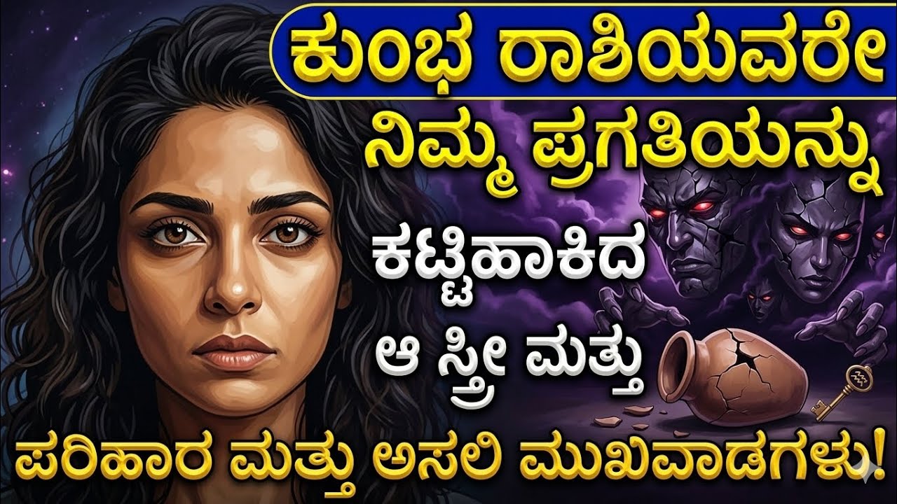 ಕುಂಭ ರಾಶಿಯವರೇ ನಿಮ್ಮ ಪ್ರಗತಿಯನ್ನು ಕಟ್ಟಿಹಾಕಿದ ಆ ಸ್ತ್ರೀ ಮತ್ತು ಪುರುಷನ ಅಸಲಿ ಮುಖವಾಡ ಇಲ್ಲಿದೆ!