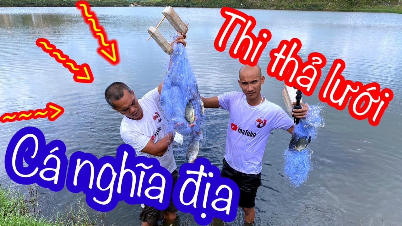 Tranh Tài Thả Lưới Bắt Cá Ở Nghĩa Địa Tìm Ra Vua Đầu Bếp Cá Sông | Son Duoc Vlogs