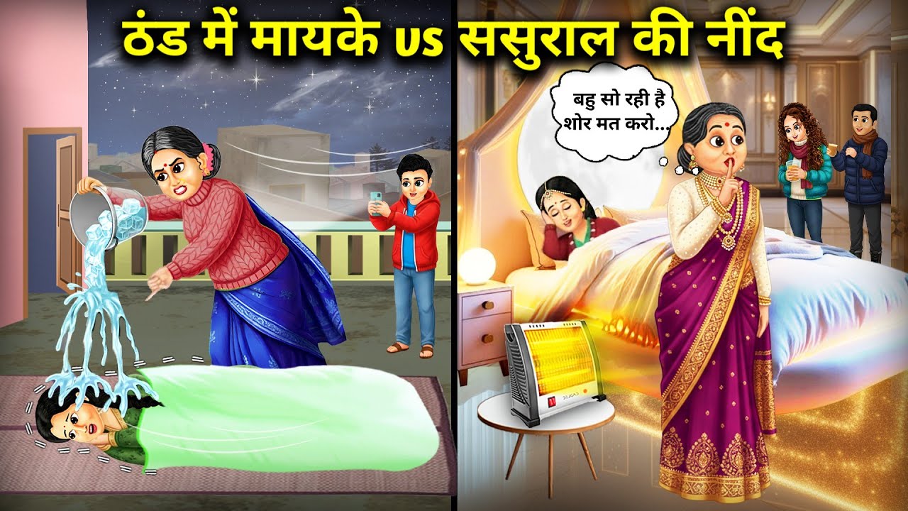 ठंड में मायके vs ससुराल की नींद||Sleeping at mother's house vs in-laws' house in the cold