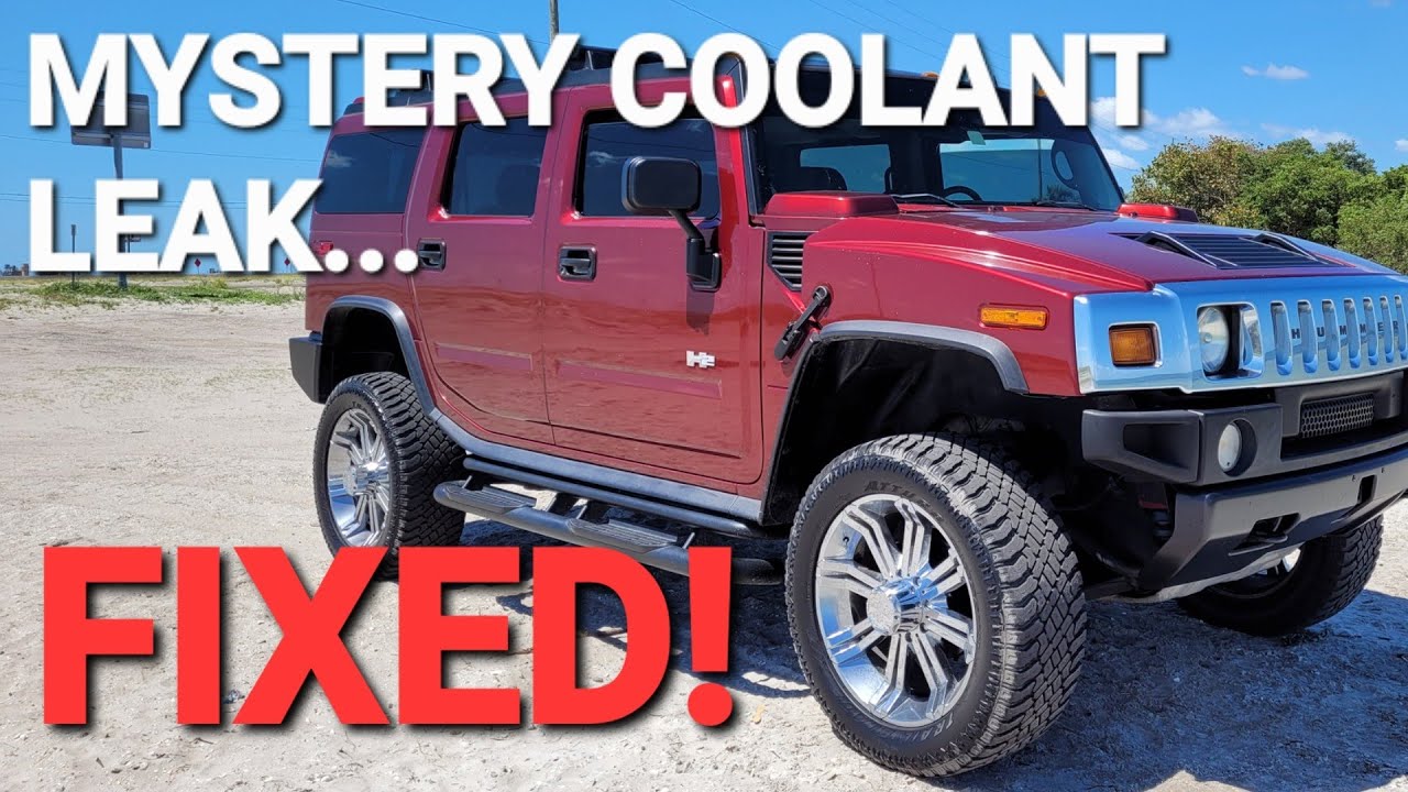 ОГРОМНАЯ утечка охлаждающей жидкости Hummer H2!