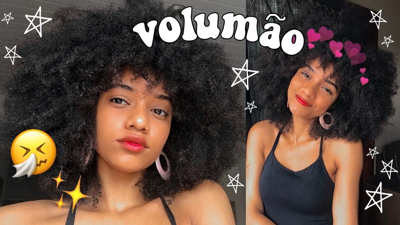 como dou volume no meu cabelo crespo // finalização atualizada! 🔥💞
