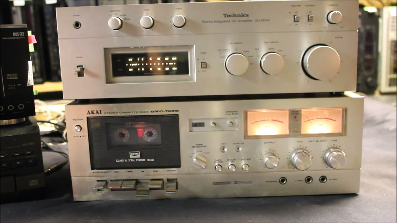 AKAI GXC 709D Cassette Demo