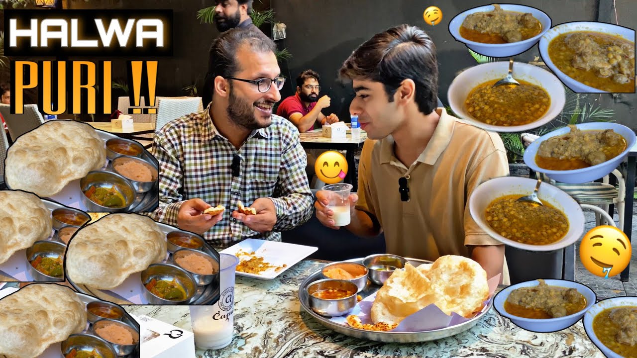 FAMOUS NASHTA NAAN CHANAY AND HALWA PURI CAPRI LAHORE 