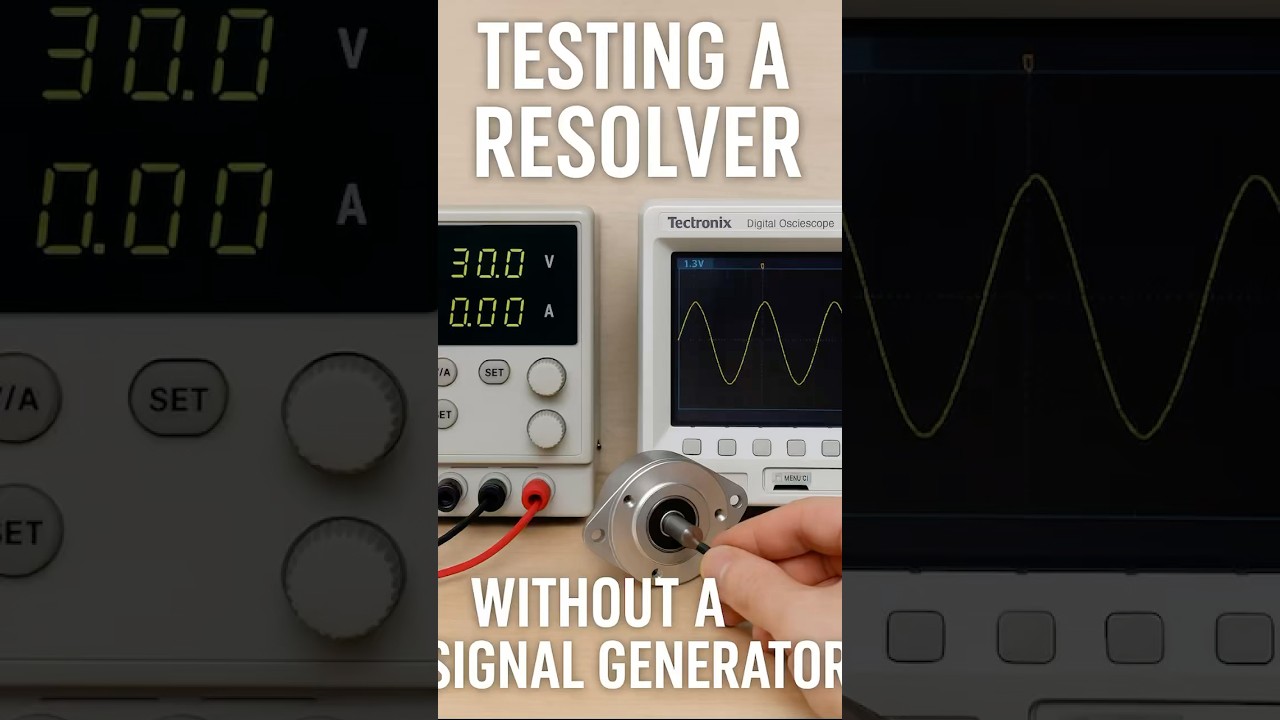 Testing a Resolver Without a Signal Generator! 🔧⚡