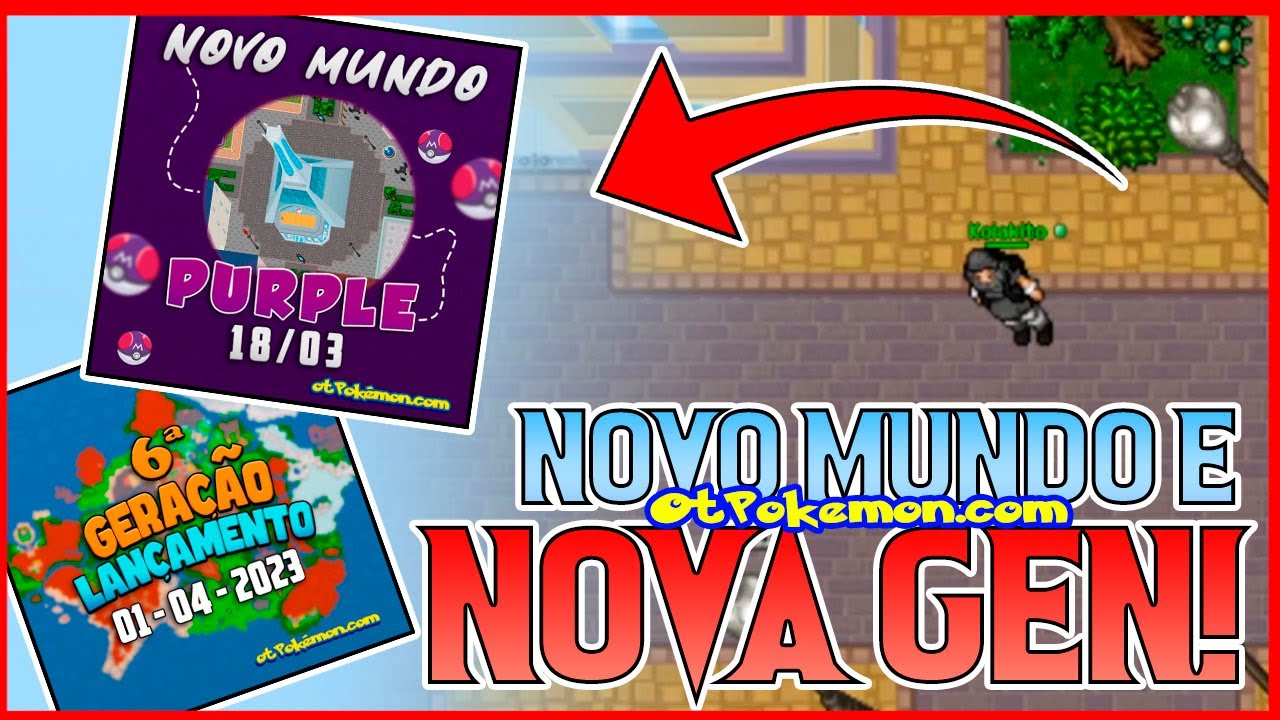 NOVA MUNDO PURPLE E 6º GERAÇÃO NO OT POKEMON! CONFIRMADO OS DIAS DE LANÇAMENTO!