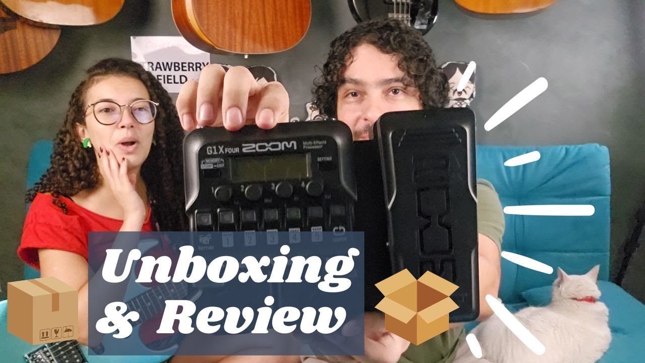 Pedaleira Zoom G1X FOUR  - Unboxing e Review