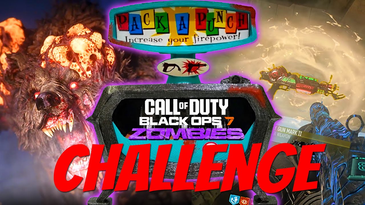 The Bo7 Pack-A-Punch Challenge!  Bo7 Zombies) (1st Game)