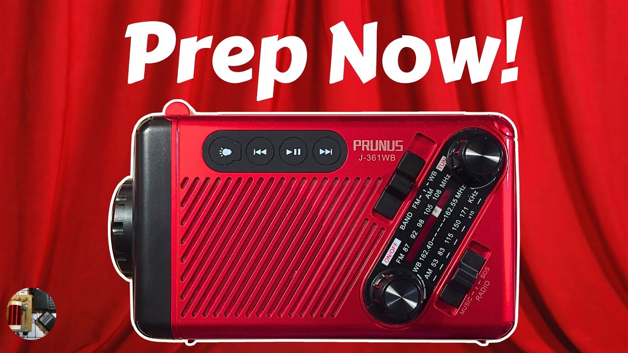 Обзор метеорологического радиоприемника Todd's Prunus J-361WB AM FM BT MP3 для экстренных ситуаций