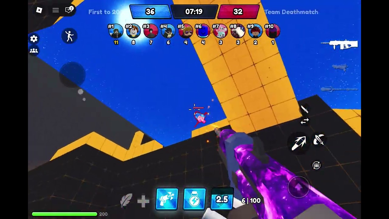 Sweating in ROBLOX hypershot 
