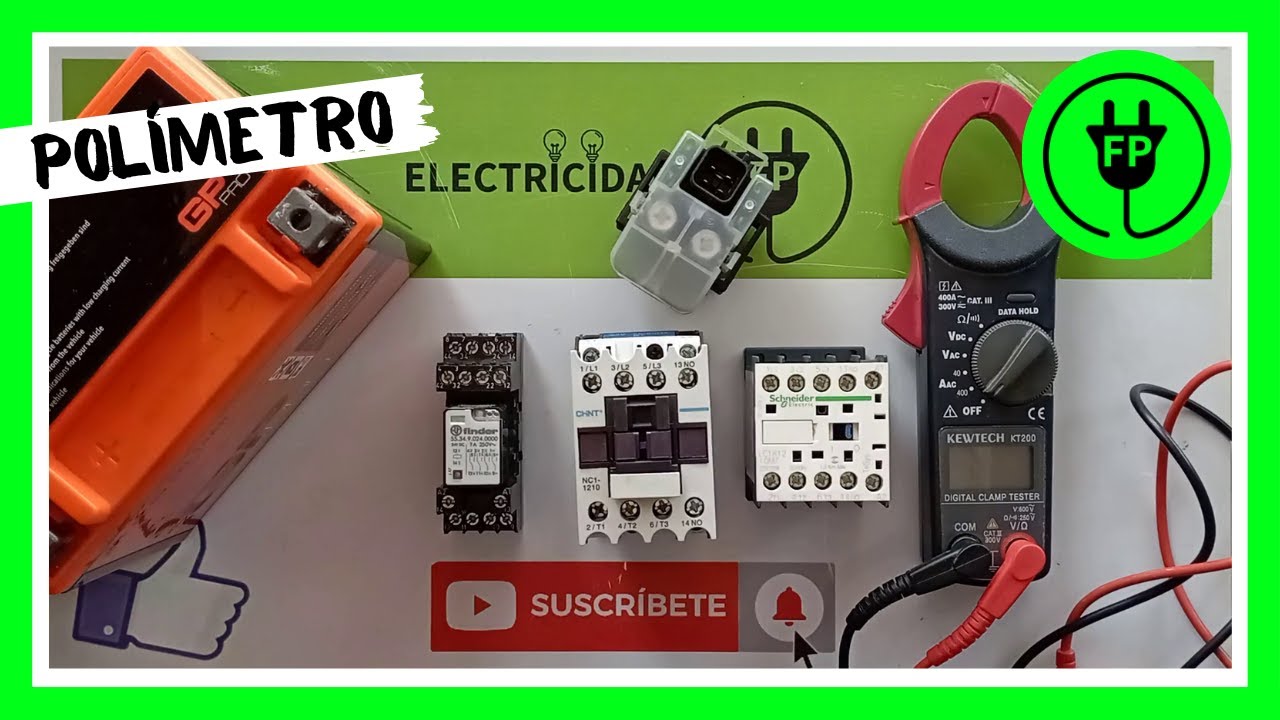 USO DE POLÍMETRO | TESTER:  Comprobación eléctrica de RELÉ | RELAY . PASO A PASO y con ESQUEMAS