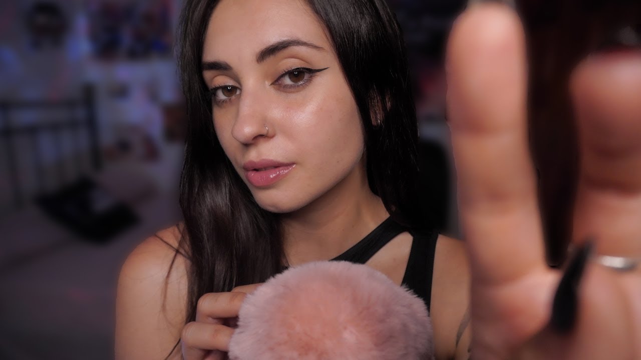 ASMR besos, caricias, respiraciones y susurros MUY cerca del micro🎙