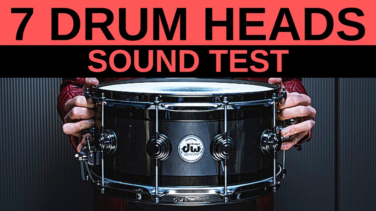 1 Snare 7 Drum Heads (Sound Comparison)