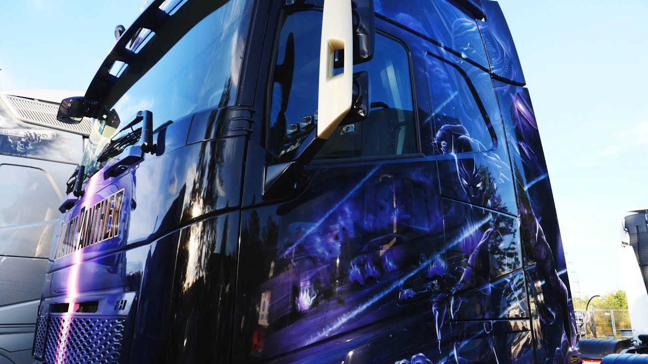 Repiński i jego Volvo FH Black Panther - ZOBACZCIE!