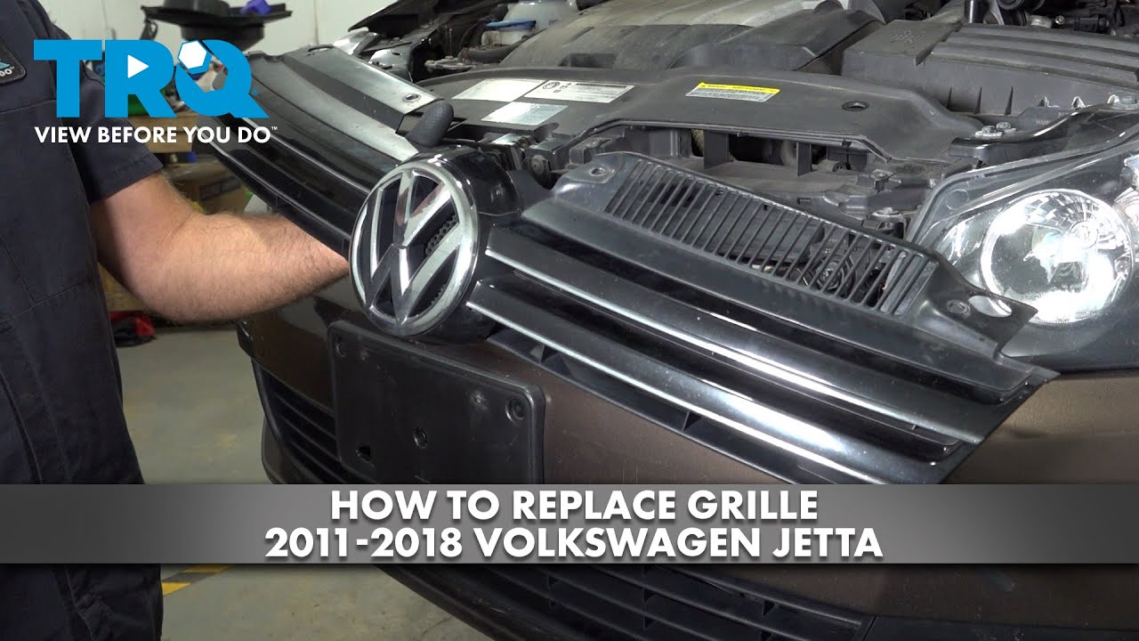 Как заменить решетку радиатора на Volkswagen Jetta 2011-2018