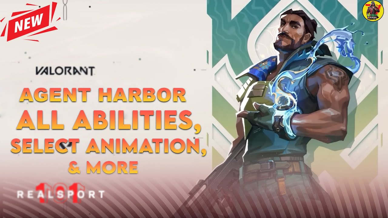 HARBOR Abilities Gameplay, AGENT SELECT ANIMATION, PISTOL SKIN & CONTRACT | VALORANT Update | AG71