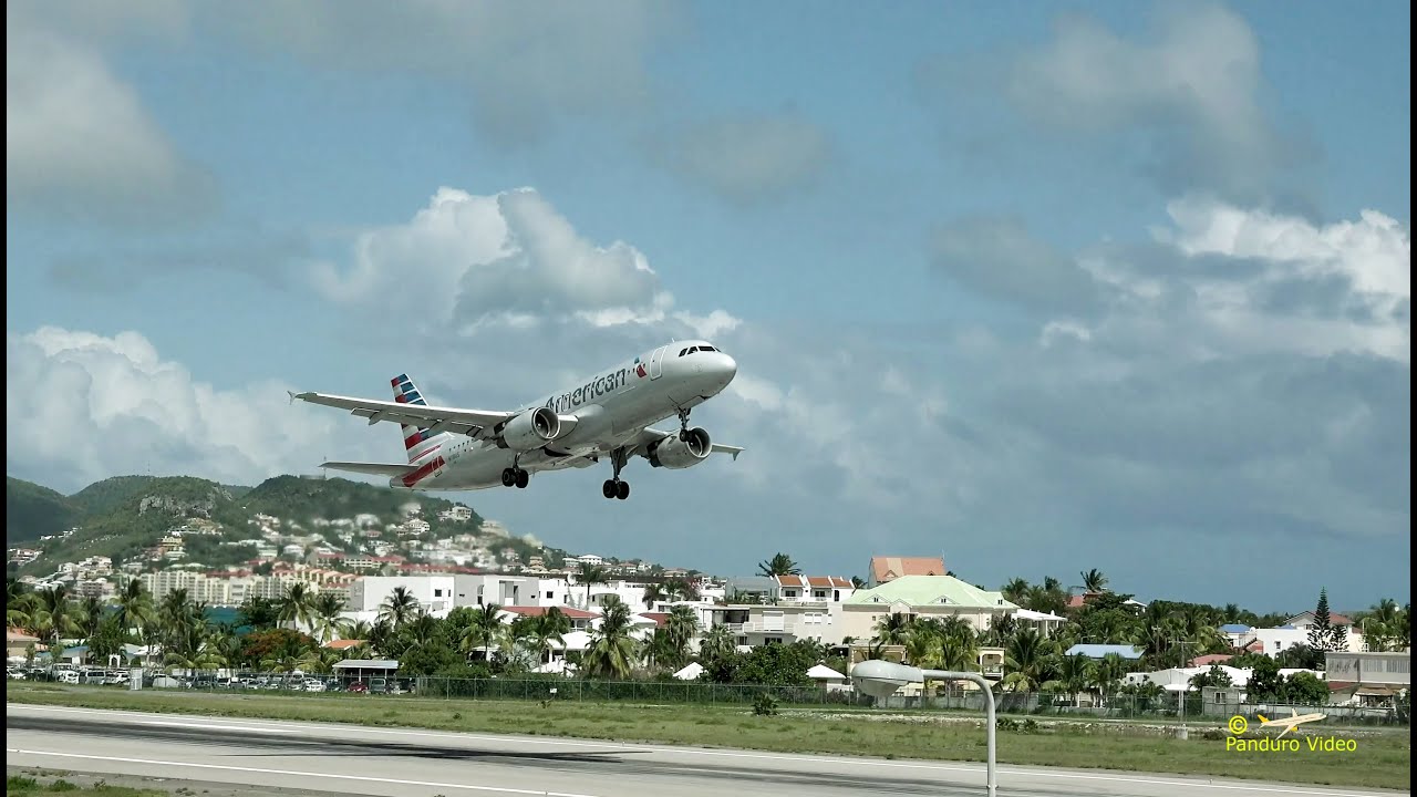 4K | St Maarten Amazing Plane landing and Takeoff footage at Princess Juliana Airport #17