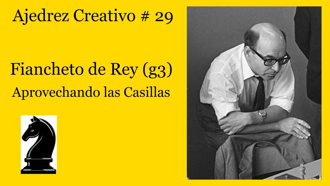 Ajedrez Creativo # 29  Fiancheto de Rey (g3) Aprovechando las Casillas.