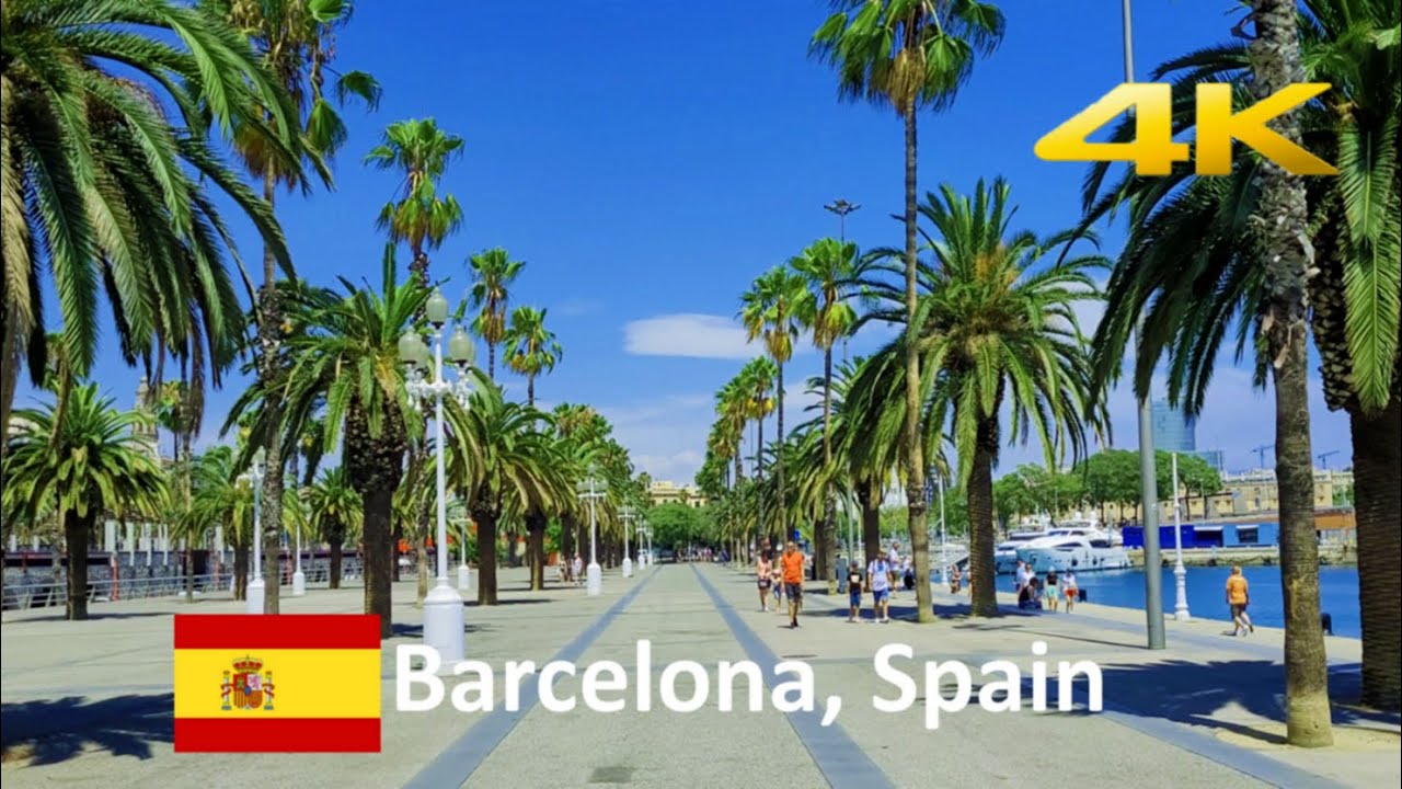 Barcelona, Spain 4k