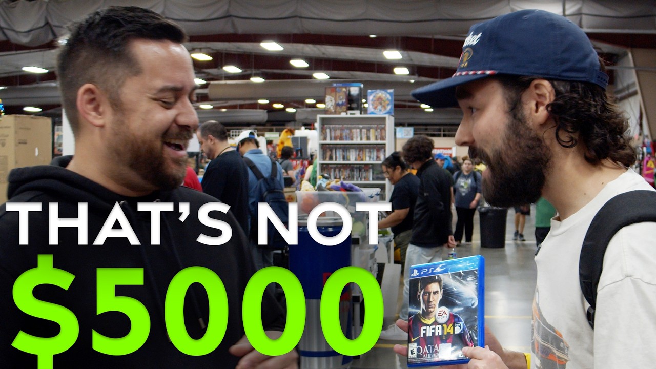 I try to sell FIFA for $5000 at a Retro Gaming Convention | Retrofest
