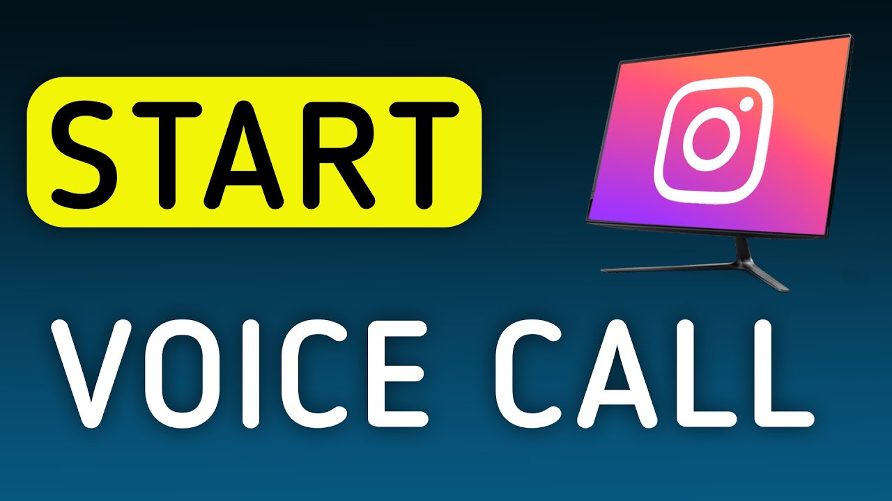 How To Start A Voice Call On Instagram App On PC (New Update)