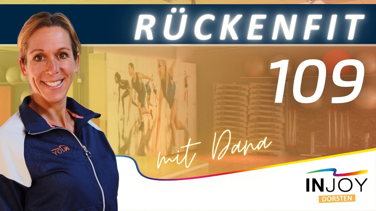 #109 // 55 Minuten RÜCKENFIT  〢  INJOY LIVE WORKOUT  〢 mit DANA
