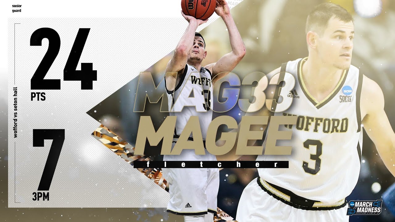 Wofford's Fletcher Magee drops 24 points in record-setting NCAA tournament performance