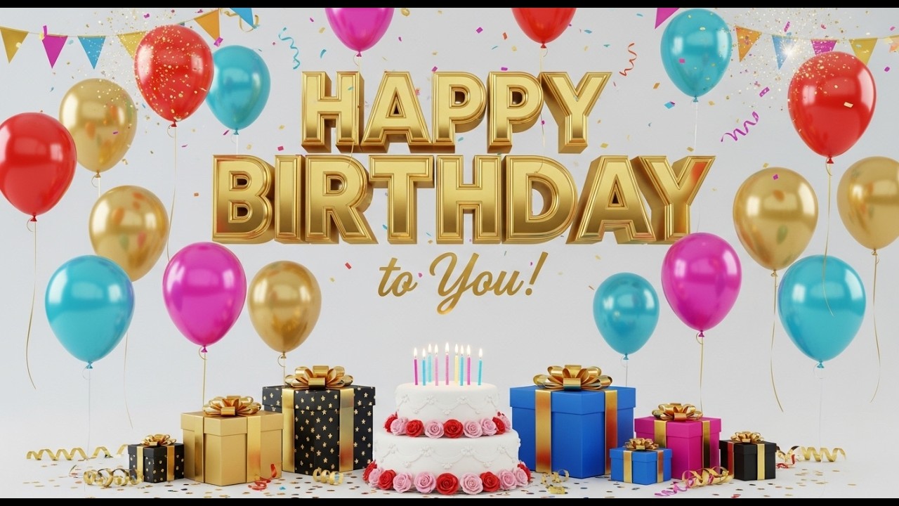 🎉 Happy Birthday Song 2026 🎂 | Viral Birthday Wishes Music Video for Kids, Friends & Family