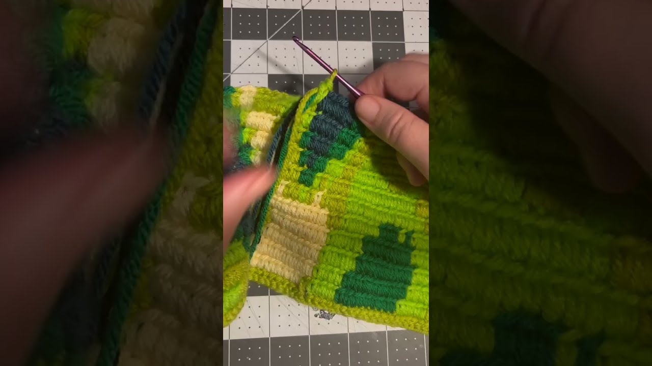 Tapestry Crochet - How much tension to use?  Common Troubleshooting