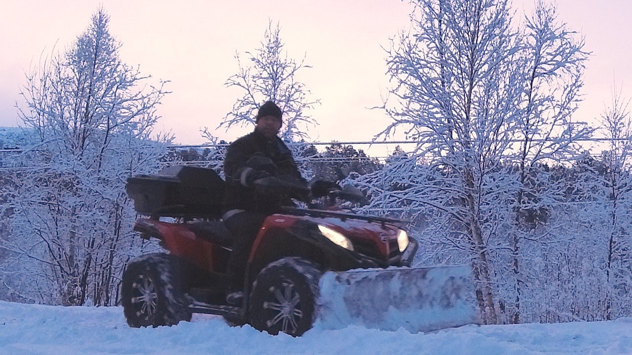 CFMOTO CFORCE 520L Snow Plowing ❄️2022 ❄️