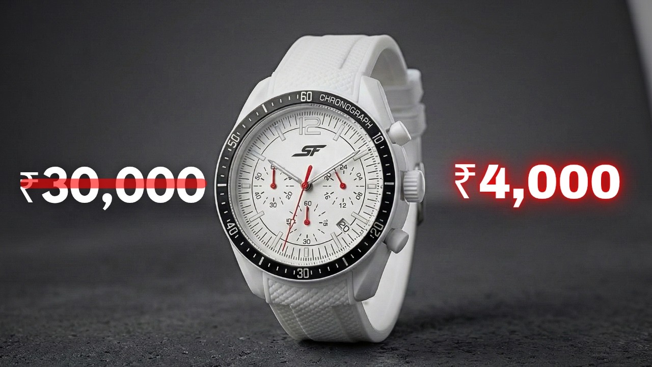 Omega MoonSwatch for just ₹4000? 🤯 Sonata SF Genesis Chronograph