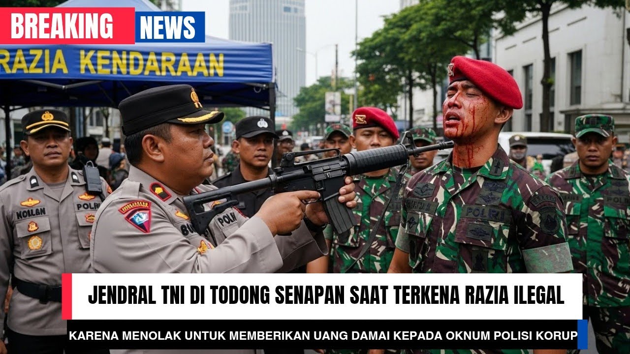 VIRAL‼️JENDRAL TNI DITODONG SENAPAN SAAT TERKENA RAZIA ILEGAL, KARNA MENOLAK MEMBERI UANG DAMAI‼️