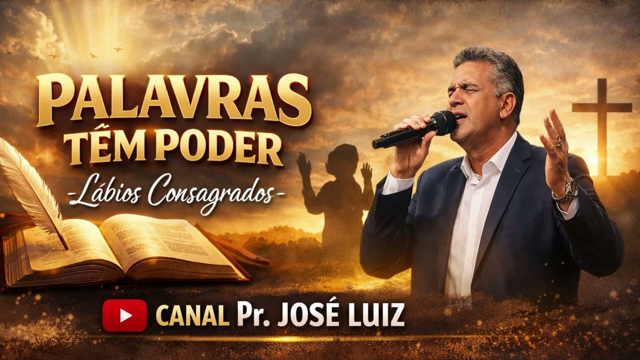 PALAVRAS TÊM PODER | Lábios Consagrados | Louvor Profético Sobre o Poder da Palavra – Pr. José Luiz