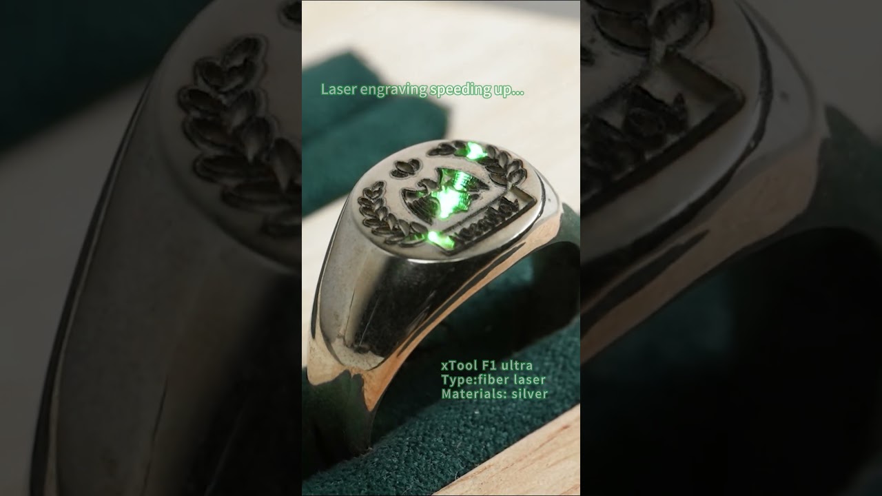 Let's Laser Engrave a Silver Ring with xTool F1 Ultra Fiber Laser