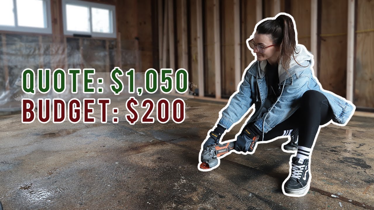 I TRIED TO REFINISH MY CONCRETE FLOORS FOR UNDER $200!