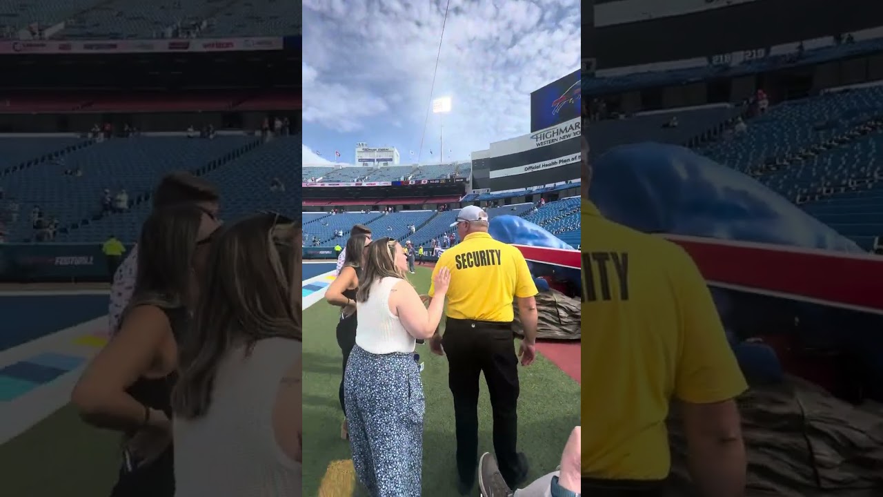 On Field at Highmark Stadium (Bills vs Saints)