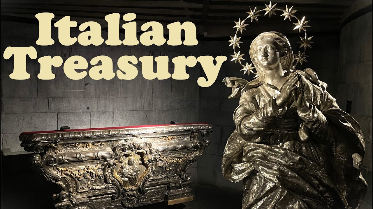 The Treasury Museum of the Cathedral of St Lawrence in Genoa, Italy.