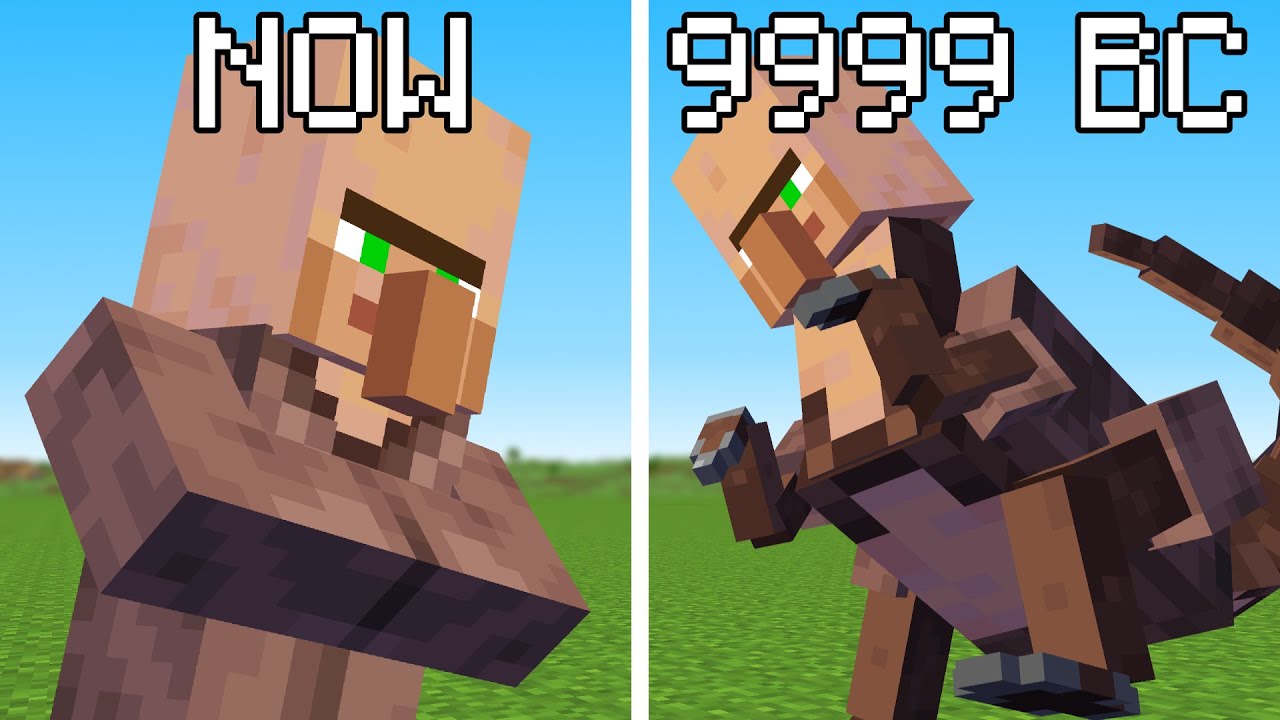 Мобы из Minecraft, если бы они были динозаврами